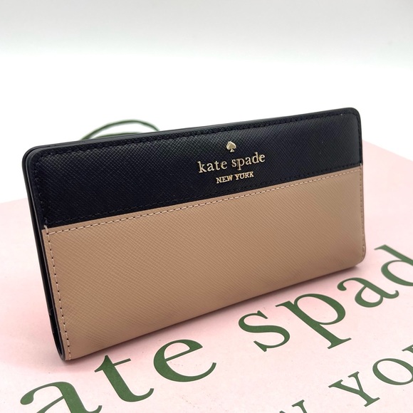 Kate Spade Madison Large Slim Bifold Wallet - Picture 3 of 7